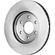 Rear Brake Discs, Plain Surface, Vented, 6 Lugs, 11.65 in. - Front, 12.11 in. - Rear, 3.5/4.0L Engines, Pro-Line Series