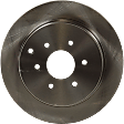 Rear Brake Disc, Natural Finish, Plain Surface, Vented, 6 Lugs, 307.59 mm, Pro-Line Series