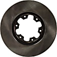Front Brake Disc, Natural Finish, Plain Surface, Vented, 6 Lugs, 282.96 mm, Pro-Line Series