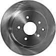 Front and Rear Brake Discs, Plain Surface, Solid, 5 Lugs 12.56 in. Outside Diameter, For Models with 3rd Row Seating, Pro-Line Series