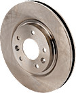 Front Brake Discs, Plain Surface, Solid, 5 Lugs, 11.63 in. OD, 2 Row Seating, Pro-Line Series