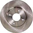 Front Brake Disc, Natural Finish, Plain Surface, Vented, 4 Lugs, 279.91 mm, Pro-Line Series