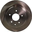 Front and Rear Brake Disc, Natural Finish, Plain Surface, Vented, 5 Lugs, Front-295.91 mm/Rear-291.85 mm, 2.5L, 4Cyl, Pro-Line Series