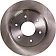Front Brake Disc, Natural Finish, Plain Surface, Vented, 6 Lugs, 320.04 mm, 5.6L, 8Cyl, Pro-Line Series