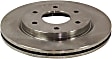 Front Brake Disc, Natural Finish, Plain Surface, Vented, 6 Lugs, 320.04 mm, 5.6L, 8Cyl, Pro-Line Series