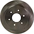 Front and Rear Brake Disc, Natural Finish, Plain Surface, Front-Vented/Rear-Solid, 6 Lugs, 320.04 mm, 5.6L, 8Cyl, Pro-Line Series
