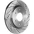 Front and Rear Brake Disc, Cross-drilled and Slotted, Vented, 6 Lugs, 320.04 mm, 5.6L, 8Cyl, Pro-Line Series