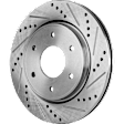 Front and Rear Brake Disc, Cross-drilled and Slotted, Vented, 6 Lugs, 320.04 mm, 5.6L, 8Cyl, Pro-Line Series