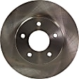 Front Brake Disc, Natural Finish, Plain Surface, Vented, 5 Lugs, 275.08 mm, Pro-Line Series