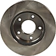 Front Brake Disc, Natural Finish, Plain Surface, Vented, 5 Lugs, 275.08 mm, Pro-Line Series