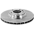 Front and Rear Brake Discs, 4-Wheel Set, Plain Surface, Vented, 5 Lugs, 13.78 in. Front/12.99 in. Rear Disc Diameter, Cast Iron, Pro-Line Series