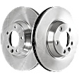 Front Brake Discs, Plain Surface, Vented, 5 Lugs, 13.78 in. Disc Diameter, Pro-Line Series