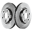 Front Brake Disc, Natural Finish, Plain Surface, Vented, 5 Lugs, 297.94 mm, 3.6L, 6Cyl, Pro-Line Series
