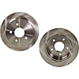 2005 Chevrolet Impala - Rear Brake Disc, Natural Finish, Plain Surface, Solid, 5 Lugs, 277.88 mm, 3.4L 6Cyl, Pro-Line Series