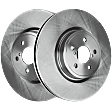 Front Brake Disc, Natural Finish, Plain Surface, Vented, 5 Lugs, 316.48 mm, Pro-Line Series
