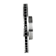 Front Brake Disc, Natural Finish, Plain Surface, Vented, 5 Lugs, 316.48 mm, Pro-Line Series