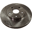 Front Brake Discs, Plain Surface, Vented, 5 Lugs, 11.54 in. Disc Diameter, Pro-Line Series