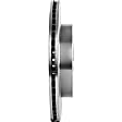 Front Brake Disc, Natural Finish, Plain Surface, Vented, 4 Lugs, 250.19 mm, 1.9L, 4Cyl, Pro-Line Series