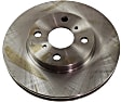 2004 Scion xB - Front Brake Disc, Natural Finish, Plain Surface, Vented, 4 Lugs, 255.02 mm, 1.5L 4Cyl, Pro-Line Series