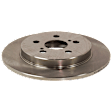 Front and Rear Brake Discs, 4-Wheel Set, Plain Surface, Vented - Front, Solid - Rear, 5 Lugs, 10.83 in. - Front, 10.2 in. - Rear, Pro-Line Series