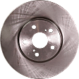 Front and Rear Brake Discs, 4-Wheel Set, Plain Surface, Vented - Front, Solid - Rear, 5 Lugs, 10.83 in. - Front, 10.2 in. - Rear, Pro-Line Series
