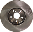 Front and Rear Brake Discs, 4-Wheel Set, Plain Surface, Vented - Front, Solid - Rear, 5 Lugs, 10.83 in. - Front, 10.2 in. - Rear, Pro-Line Series