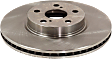 Front and Rear Brake Discs, 4-Wheel Set, Plain Surface, Vented - Front, Solid - Rear, 5 Lugs, 10.83 in. - Front, 10.2 in. - Rear, Pro-Line Series