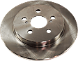 Front and Rear Brake Discs, 4-Wheel Set, Plain Surface, Vented - Front, Solid - Rear, 5 Lugs, 10.83 in. - Front, 10.2 in. - Rear, Pro-Line Series