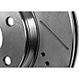 2012 Toyota Corolla - Front Brake Disc, Cross-drilled and Slotted, Vented, 5 Lugs, 275 mm, 2.4L 4Cyl, Pro-Line Series