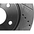 2012 Toyota Corolla - Front Brake Disc, Cross-drilled and Slotted, Vented, 5 Lugs, 275 mm, 2.4L 4Cyl, Pro-Line Series