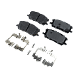2006 Toyota Highlander - Front and Rear Ceramic Brake Pad Set, Pro-Line Series