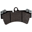 Front and Rear Organic Brake Pad Set