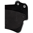 Front and Rear Organic Brake Pad Set