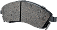 Front and Rear Brake Pad Sets, Ceramic, For Models without Performance Brake Lining, Pro-Line Series