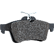 Front and Rear Brake Pad Sets, Ceramic - Front, Organic - Rear, Hardware Includes (2) Pieces Pad Retainer, (2) Pieces Pad Spring, Pro-Line Series