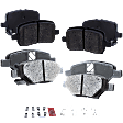 Front and Rear Brake Pad Sets, Ceramic, Pro-Line Series