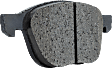 Front and Rear Brake Pad Sets, Ceramic - Front, Organic - Rear, Hardware Includes (2) Pieces Pad Retainer Wire Form, Pro-Line Series