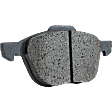 Front and Rear Brake Pad Sets, Ceramic - Front; Semi-Metallic - Rear, Pro-Line Series