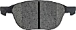 2013 Ford Focus - Front and Rear Front-Ceramic/Rear-Organic Brake Pad Set, 2.0L 4Cyl, Pro-Line Series