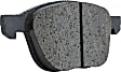 2013 Ford Focus - Front and Rear Front-Ceramic/Rear-Organic Brake Pad Set, 2.0L 4Cyl, Pro-Line Series