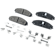 Front and Rear Brake Pad Sets, Pro-Line Series, Ceramic Pad Material, AWD/RWD