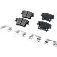 Front and Rear Brake Pad Sets, Pro-Line Series, Ceramic Pad Material, AWD/RWD