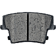 Front and Rear Brake Pad Sets, Pro-Line Series, Ceramic Pad Material, AWD/RWD
