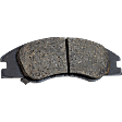 Front and Rear Brake Pad Set, Ceramic, 4-Wheel Set, Pro-Line Series
