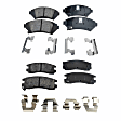 Front and Rear Brake Pad Set, Ceramic, Pro-Line Series