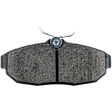 2006 Ford Mustang - Front and Rear Ceramic Brake Pad Set, 4.0L 6Cyl, Pro-Line Series