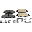 Front and Rear Brake Pad Sets, Pro-Line Series, Ceramic Pad Material