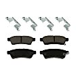 2009 Nissan Xterra - Front and Rear Ceramic Brake Pad Set, 4.0L 6Cyl, Pro-Line Series