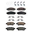 Front and Rear Brake Pad Sets, Ceramic, Pro-Line Series