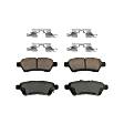 Front and Rear Brake Pad Sets, Ceramic, Pro-Line Series